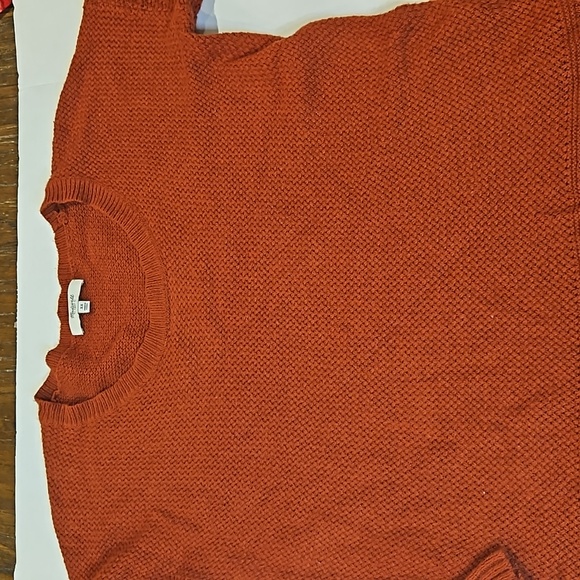 Madewell Chronicle Rust Textured Pullover Sweater size XS - Picture 4 of 11